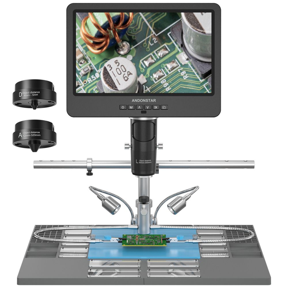 Electronics Repair Microscope - Andonstar Trinocular HDMI USB กล้องจุลทรรศน์ดิจิตอล AD249SM