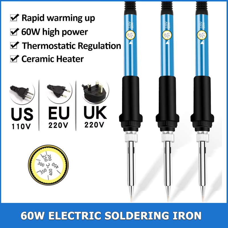 60W หัวแร้งไฟฟ้า EU/US/UK ปลั๊ - Electronics Repair Uk บทวิจารณ์และราคา