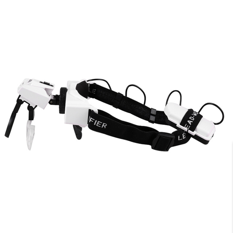 แว่นขยายแบบคาดศีรษะพร้อมไฟ LED - Electronics Repair Glasses บทวิจารณ์และราคา