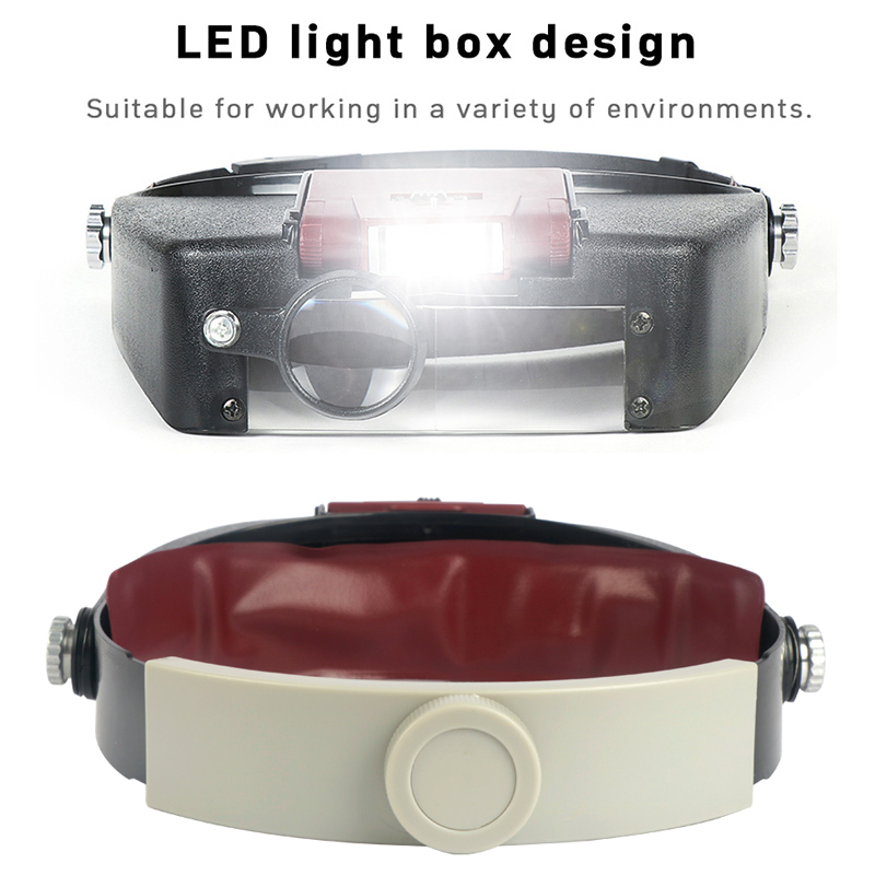 แว่นขยายแบบคาดศีรษะ10X สไตล์หม - Electronics Repair Glasses บทวิจารณ์และราคา