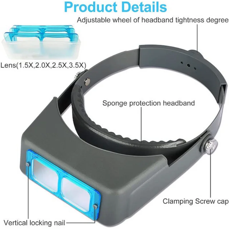 Tungfull แว่นขยายแบบคาดศีรษะ H - Electronics Repair Glasses บทวิจารณ์และราคา