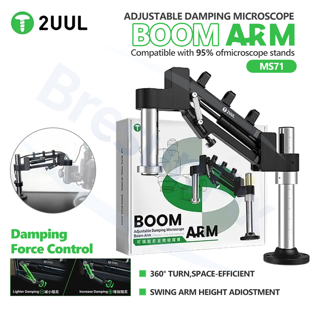 แขนปรับระดับได้ 2UUL MS71 สำหร - Electronics Repair Microscope บทวิจารณ์และราคา