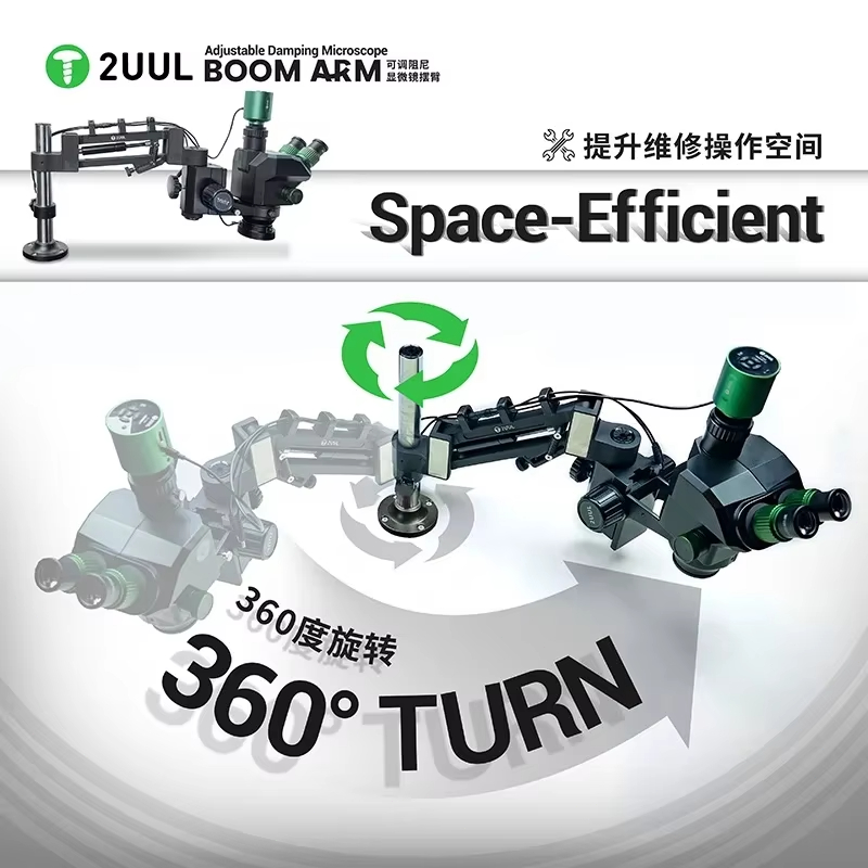 แขนปรับระดับได้ 2UUL MS71 สำหร - Electronics Repair Microscope บทวิจารณ์และราคา
