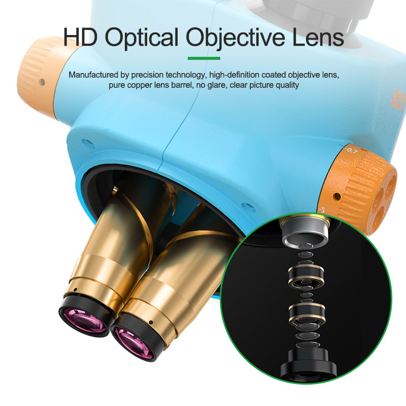 กล้องจุลทรรศน์สามตาซูมอิเล็กทร - Electronics Repair Microscope บทวิจารณ์และราคา