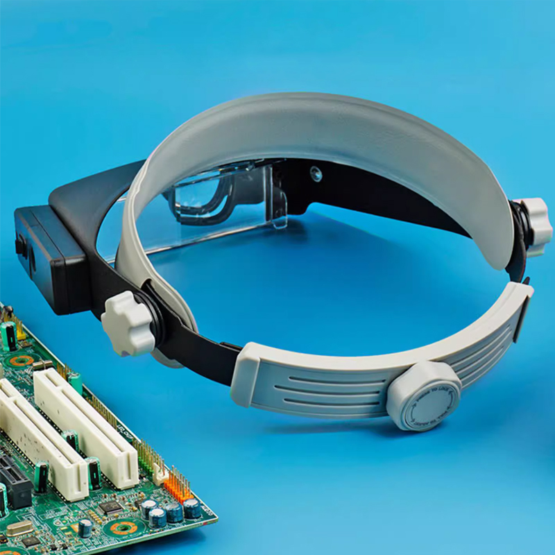 ใหม่แถบคาดศีรษะแว่นขยายไฟ LED  - Electronics Repair Glasses บทวิจารณ์และราคา