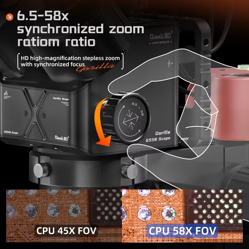 กล้องจุลทรรศน์สามตา Qianli 655 - Electronics Repair Microscope บทวิจารณ์และราคา