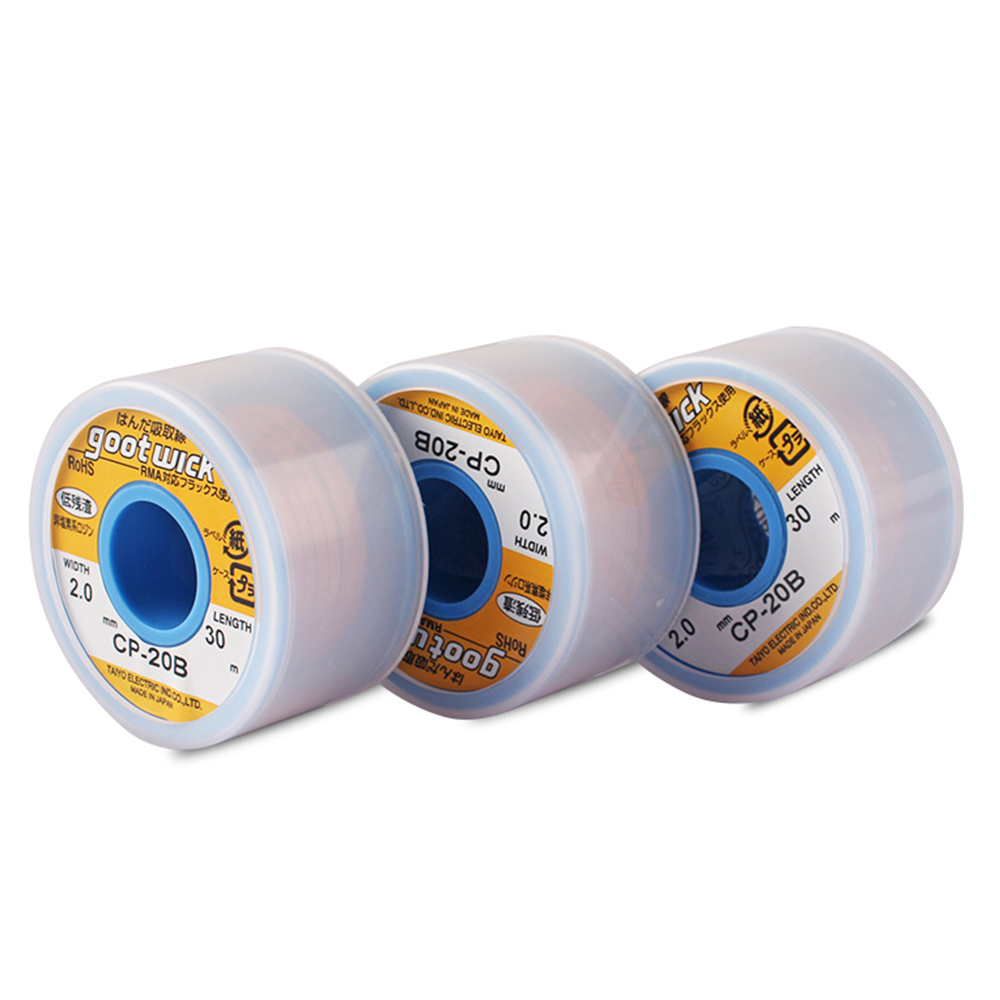 อุปกรณ์เชื่อมบัดกรีลวดทองแดง B - Solder Wick Braid บทวิจารณ์และราคา