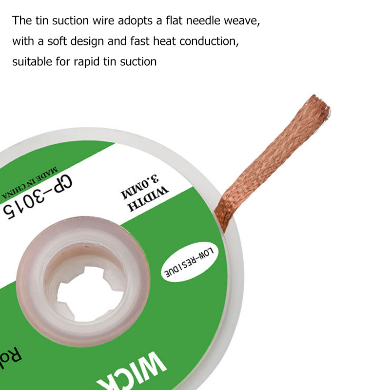 อุปกรณ์ถอดลวดตาข่ายตะกั่วบัดกร - Solder Wick Braid บทวิจารณ์และราคา