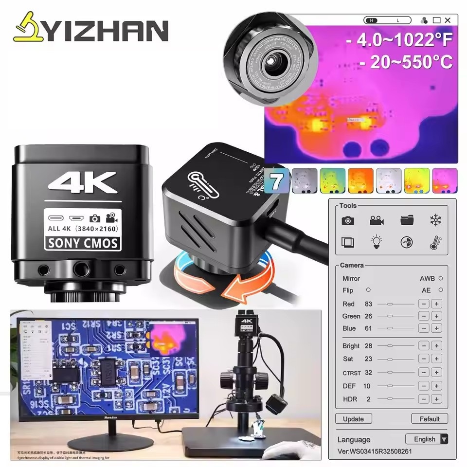 YIZHAN กล้องถ่ายภาพความร้อน 25 - Electronics Repair Microscope บทวิจารณ์และราคา