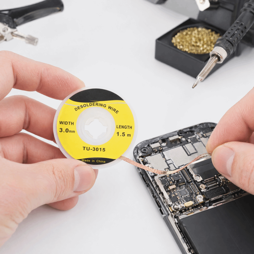 สายดูดตะกั่วสำหรับงานถอดบัดกรี - Solder Wick Braid บทวิจารณ์และราคา
