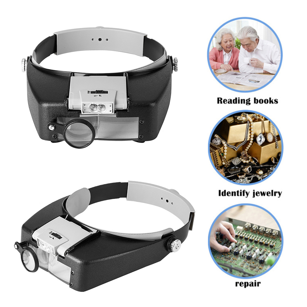 10X Headband แว่นขยาย LED แว่น - Electronics Repair Glasses บทวิจารณ์และราคา